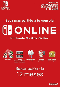 Suscripción individual 12 meses para Nintendo Suscripción individual 12 meses para Nintendo