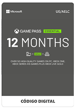 Suscripción Xbox Game Pass Essential 12 meses para Xbox
