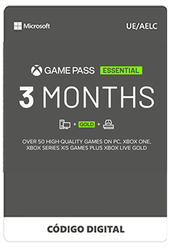 Suscripción Xbox Game Pass Essential 3 meses para Xbox